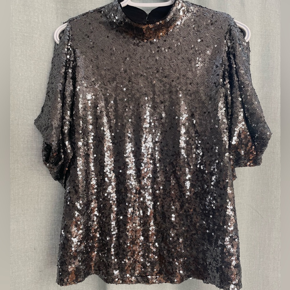 Ann Taylor Sequin Top